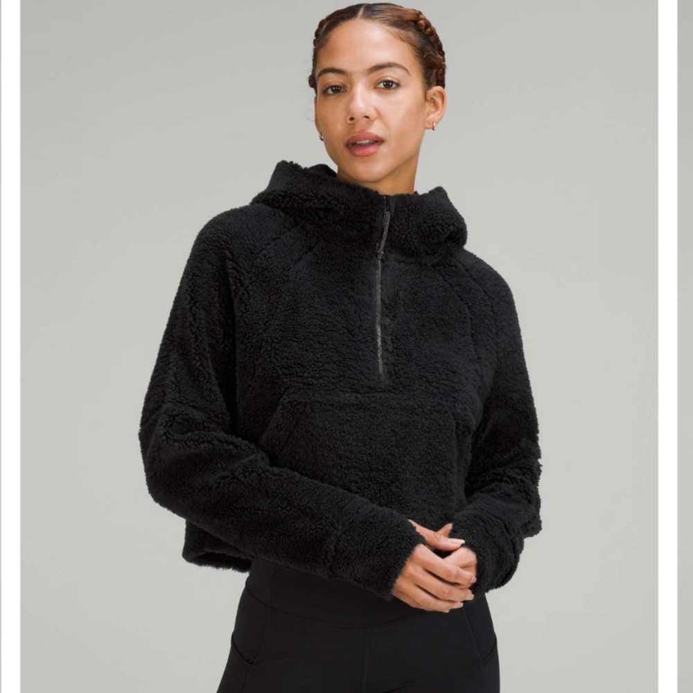 Lululemon Scuba Oversized Half-Zip Fleece Hoodie size M/L